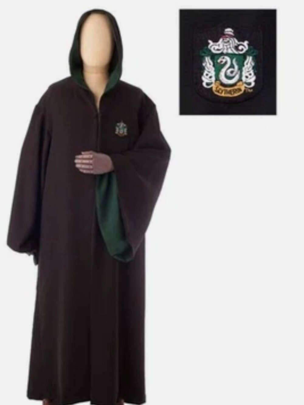 UNIVERSAL STUDIOS Official Harry Potter World Unisex Slytherin AdultRobe Size XS